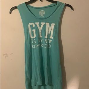 “Gym is my new boyfriend” tank top